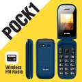 VILLAON Pock 1 - Flip Mobile - 1.77 inch Display - 1000mAH Battery - Dual Sim. 