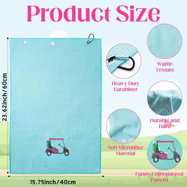 Funny%20Microfiber%20Premium%20Golf%20Towel,%20Embroidered%20Golf%20Towels%20for%20Golf%20Bags%20for%20Men&Women,%20Golf%20Accessories%20for%20Men%20Golfers%20-%20Image%204