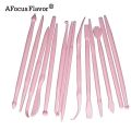 14 Pcs Wedding Cake Decorative Craft Cutter Fondant Pastry Engraving Tools Flower Plastic Modeling Tools Sugarcraft Kitchen Kits. 