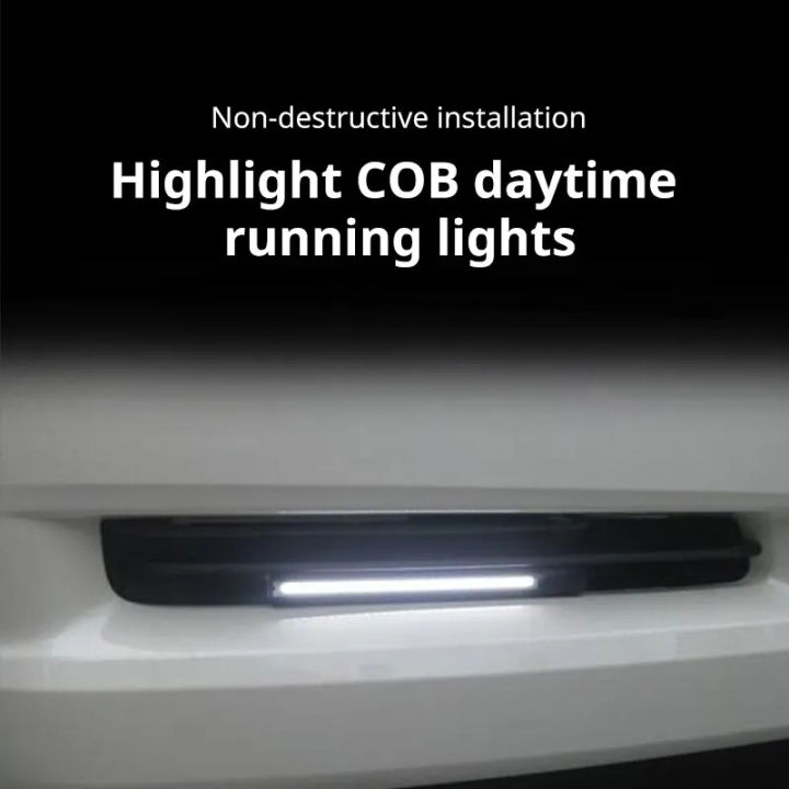 2pcs%2017cm%20Universal%20Waterproof%20Daytime%20Running%20Lights%20COB%20Fog%20Lamp%20Car%20Styling%20Led%20Day%20Light%20DRL%20Lamp%20Fog%20Bar%20Lamp%20Strip%20Lights%20-%20Image%204