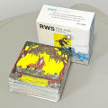 RWS Wide Angle Tarot, 78 Pcs Cards + 2 Specials Frame Cards 7*7cm Printed on 350GSM Double-embossed Cardstock. 