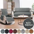 Sofa Covers Water Resistant Couch Cover Reversible Furniture Protector with Non-slip Elastic Straps for Kids Dogs Sofa Slipcover. 