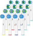 Replacement Toothbrush Heads Compatible with Braun Oral b 7000/Pro 1000/9600/ 5000/3000/8000/Genius and Smart Electric Toothbrus.
