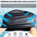 Adult Extra Large Silicone Swimming Cap with Long Hair And Dirty Braids Inclusive Soft Comfortable Swim Cap for All Genders. 