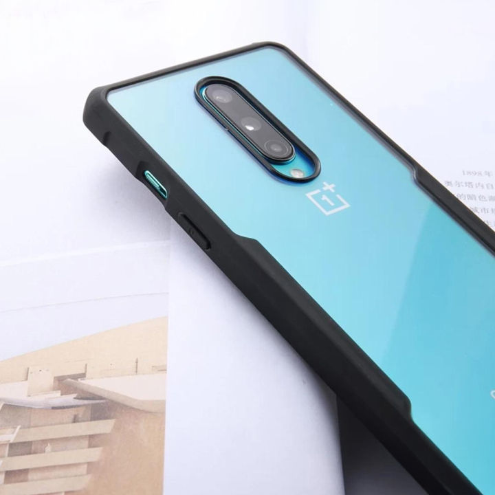 OnePlus%208%20Transparent%20Matte%20Silica%20Gel%20Hard%20Back%20Cover,%20Slim%20Shockproof%20Protective%20Phone%20Case%20-%20Image%202