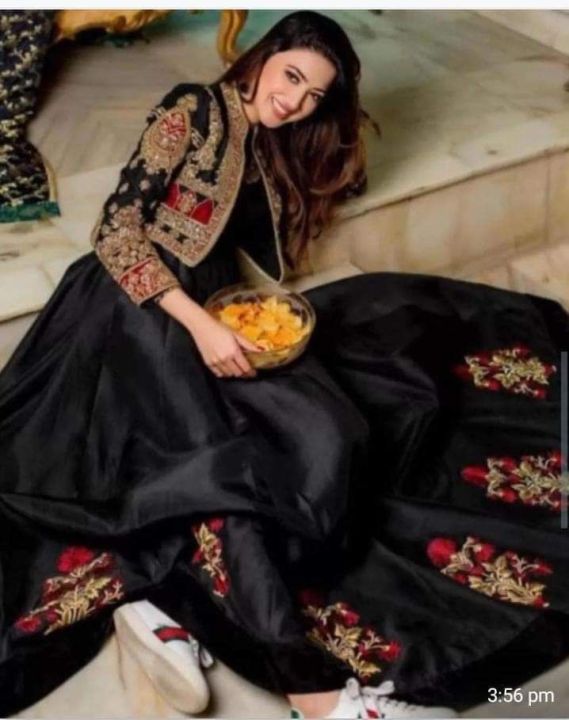 Fancy%20jacket%20Maxi%203pc%20Embroidered%20jacket%20+%20Embroidered%20maxi+%20trouser%20Fine%20quality%20stitching%20Fine%20Stuff%20-%20Image%202