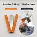 1pc Portable Double Side Grindstone Professional Kitchen Sharpener for Pocket Folding Knife Sharpening Stone Sharpener Diamond. 