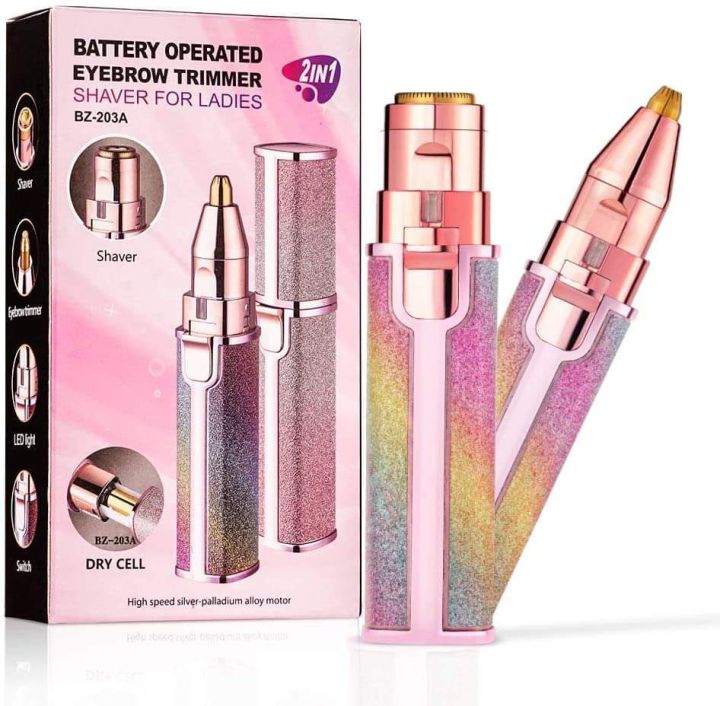 Original Battery Operated Eyebrow Trimmer Shaver For Ladies