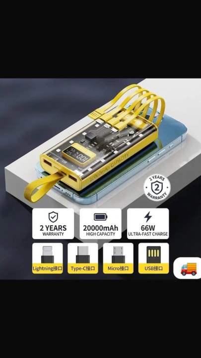 ⚡️5 common javascript mistakes that you should... 66W Ultra-Fast Charging Transparent Power Bank 20000mAh High Capacity ...