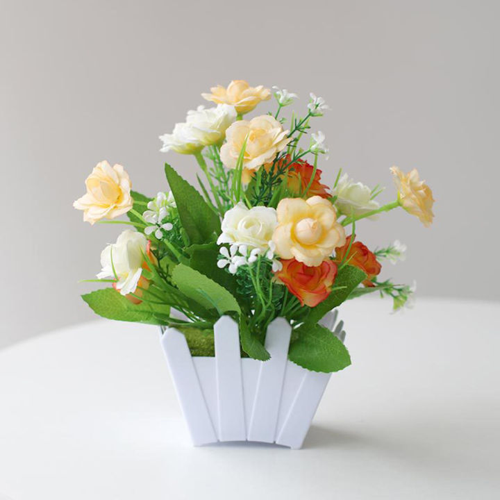 Artificial%20Flowers%20Home%20Decor%20Simulation%20Plant%20Plastic%20Fake%20Flower%20Potted%20Home%20Living%20Room%20Ornaments%20Rose%20Fence%20Flower%20Set%20-%20Image%205