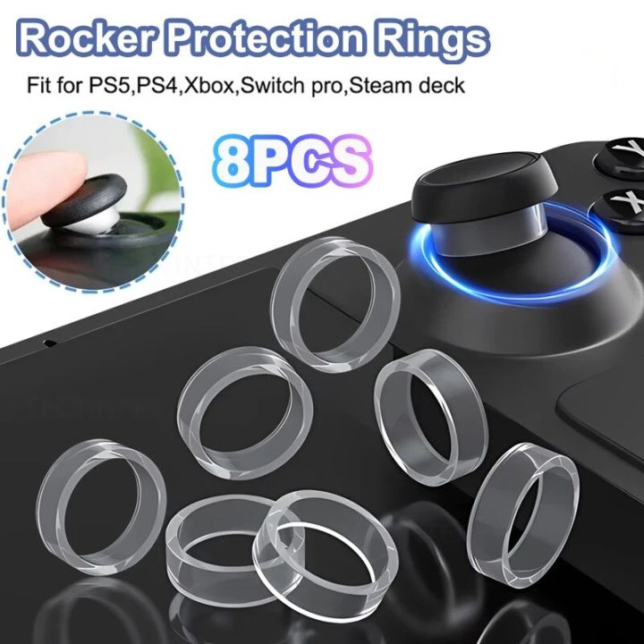 8%20PCS%20Ring%20Cover%20Elastic%20Protective%20Rocker%20%20Ring%20For%20PS5/%20PS4/%20Switch%20PRO%20Joystick%20Silicone%20for%20Rog%20Ally%20Game%20Console%20-%20Image%202