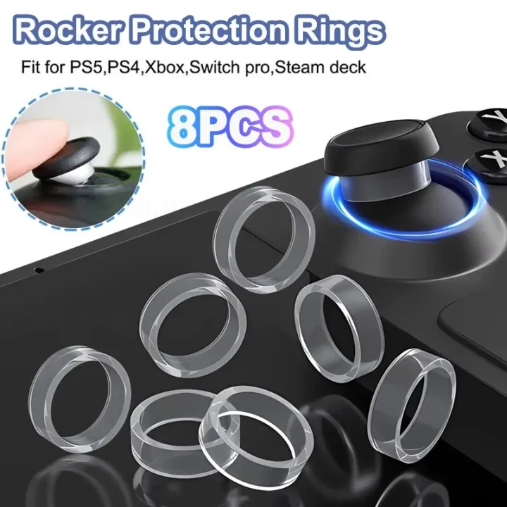 8%20PCS%20Ring%20Cover%20Elastic%20Protective%20Rocker%20%20Ring%20For%20PS5/%20PS4/%20Switch%20PRO%20Joystick%20Silicone%20for%20Rog%20Ally%20Game%20Console%20-%20Image%202
