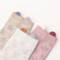 4Pairs/Set Cotton Breathable Children Socks Spring Summer Thin Baby Mesh Short Sock Boys Girls Cute Cartoon Non-slip Floor Socks. 