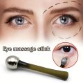 1pc Eye Roller Massage Stick Eye Cream Applicator Cosmetic Spatula Anti Wrinkle Facial Spoon Gold Alloy Face Thin Skin Care Tool. 