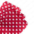 25 pcs Valentine's Day Bags 13x18cm, Red Heart Paper Treat Bags Small Favor Bags for Valentine's Party, Wedding, Birthday.