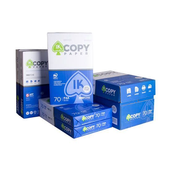 IK Legal Size Paper 70g - F4A (8.50 x 13.5) - 1 ream  (500 Sheets)