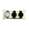 Beige White PU Leather Pillow Stand Hand Ornament Display Mat Watch Bracelet Bangle Holder Jewelry Pillow. 