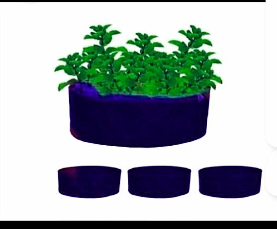 Kiyari grow bags 6 inches by 12 inches pack of 2