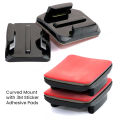 Flat Curved Adhesive Mounts Sticker Mount for  13 12 11 10 Insta 360 X5 X4 SJCAM  Action 5 Pro Camera Go Pro Accessories. 