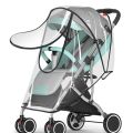 New Universal Stroller Rain Cover Baby Car Weather Wind Sun Shield Transparent Breathable Trolley Umbrella Raincoat Accessories. 