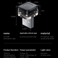 1x Car USB Led Light mood lamp Plug Play Universal LED interior Atmosphere Light Auto Reading Lamp Decorations Decorative Strip. 