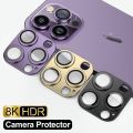 Metal Camera Lens Glass Protector For iPhone 11 12 13 14 15 Pro Max Mini 14Plus 15Plus Ultra High Definition Glass Back Lens.