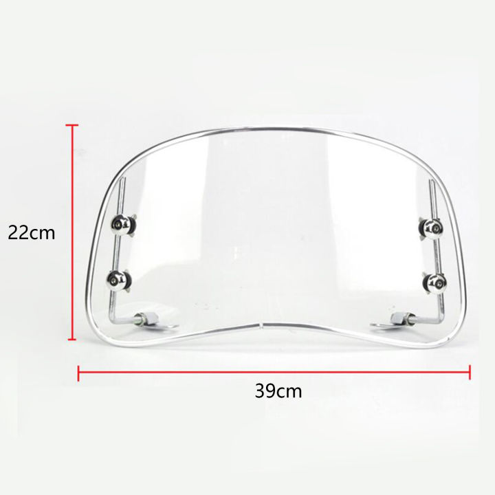 8.6inch%20Motorbike%20Windshield%20Clear%20Front%20Screen%20Wind%20Shield%20Screens%20Deflectors%20For%20Roman%20Holiday%20Electric%20Vehicle%20Emma%20Sunny%20-%20Image%206