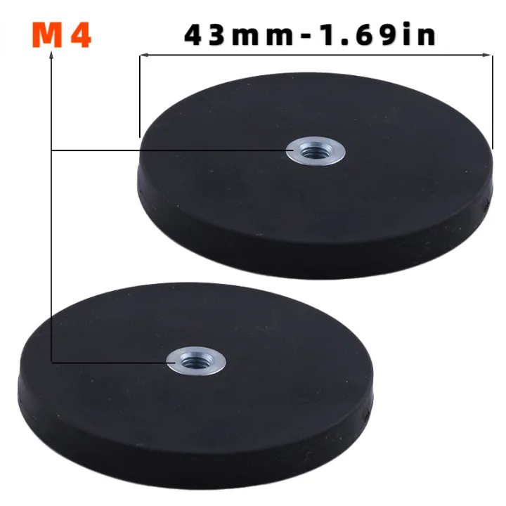 2PCS%2043mm/66mm/88mm%20M4/M6/M8%20Internal%20Thread%20Magnetic%20Base%20Mount%20Bracket%20Clamp%20LED%20Work%20Light%20Bar%20Holder%20SUV%20Offroad%20-%20Image%207