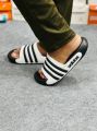 Adidas Style Men's Slide Slipper – Comfortable & Stylish EVA Sole Sandal for Indoor & Outdoor Use.