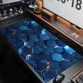 Game Gradient Color Honeycomb Design Mouse Pad Non-slip Thickened Large Writing Lockedge Office Student Gaming Cushion MousePads. 