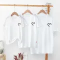 Summer Cotton Baby Mom Dad T Shirts Tops Fashion Family Matching Outfits Daddy Mommy And Daughter Son Matching Clothes. 
