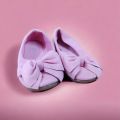 Elegant Girl's Party Soft Velvet with Big Bow Ballerina Belly Sandal Shoes Footwear for Infant Toddler Young Girls. 