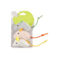 3pcs/set Funny Cat Toy Plush Simulation Mouse Toy Interactive Bite Resistance Plush Mouse Cat Scratch Mouse Toy For Kitten. 