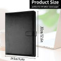Clipboard folder, work folder A4 meeting folder Business office work portfolio organizer with card holder for interview, office. 