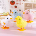 1 PCs random color random multicolor simulation plush chicken roll jumping. 