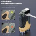 S326 Keychain Light Mini Led Flashlight TYPE-C Charging Waterproof Fluorescent Magnetic Warning Camping Light. 