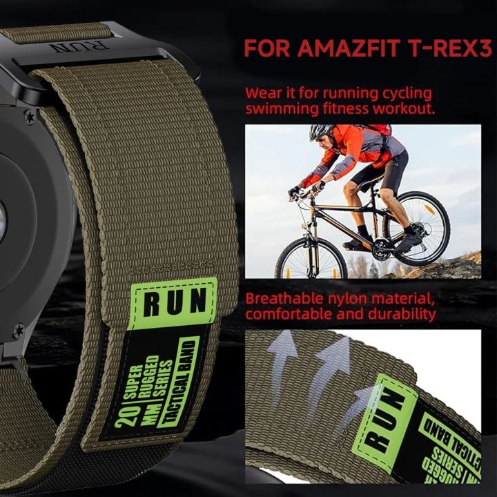 Nylon%20Strap%20For%20Amazfit%20T-rex%203%202%20Ultra%20Watch%20Band%20For%20Huami%20For%20Amazfit%20Trex%20Pro%20T%20Rex%20Belt%20Smartwatch%20Bracelet%20Accessories%20-%20Image%203