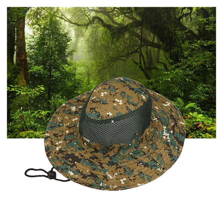 Outdoor%20Hat%20Digital%20Camouflage%20Hat%20Fisherman's%20Hat%20Fishing%20Hat%20Sun%20Shade%20Hat%20Big%20Brim%20Hat%20Mountaineering%20Hat%20Bonnet%20Hat%20-%20Image%206