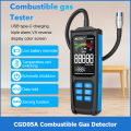 CGD05A Handheld Gas Leak Detector Charging PPM LEL VA Color Screen Gas Analyzer LPG Meter Triple Alarm Natural Gas Leak Meter. 