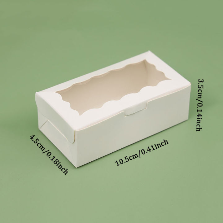 10/20pcs%20Cake%20Carriers,%20Square%20Box%20With%20Lid,%20White%20Bread%20Box%20With%20Window,%20For%20Pies,%20Donuts,%20Muffins,%20Chocolates%20-%20Image%204