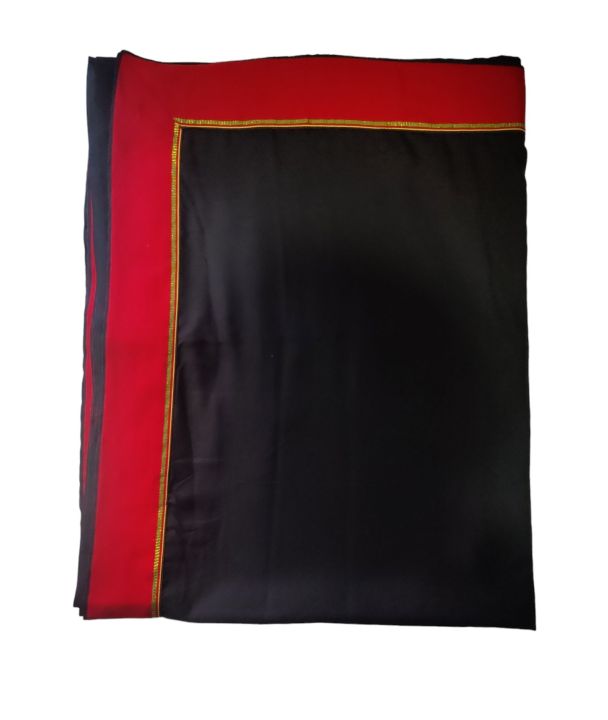 Newari Black Saree With Red Border For Women ( Hakupatasi)