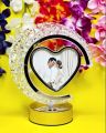 Magic Heart Mirror Photo Frame with LED Light. 