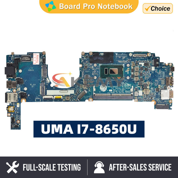 DAZ20%20LA-F312P%20LA-F311P%20For%20DELL%20Latitude%207290%207390%20Laptop%20Mainboard%20i5%20i7%20cpu%200DM96X%200042GC%200X225X%200T46Y8%200RMD5P%20Motherboard%20-%20Image%207