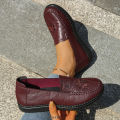 Women Shoes Ultra-Light Polyurethane Sole Artificial Leather Shoes Woman 2026 Summer Ladies' Single Shoes.