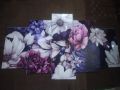 5 piece wood frame and PVC vinyl sheet waterproof colour. 