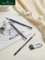 5/6PCS Faber Castell Goldfaber Charcoal Graphite Sketch Set EX-Soft Medium Hard Pencils for Drawing Sketching Shading Artists. 