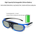 Active Shutter 96-144HZ Rechargeable 3D Glasses For BenQ Acer X118H P1502 X1123H H6517ABD H65108D Optoma JmGo V8 XGIMI Projector.
