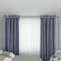 35-80cm Adjustable Stainless Steel Clothes Drying Rack No-Drill Telescopic Pole Curtain Rod for Balcony Bathroom. 