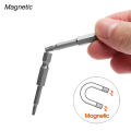 Torx Screwdriver Flat Head Tamper Proof Security Drill Bit Set for Electric Drill Magnetic Extension Adapter Star Hex Spline Bit. 