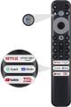 TCL Remote Control For Smart & Android TV - Tcl Remote Control Original  | TCL Remote For Google Tv | TCL Remote Control With YouTube & Netflix Button | Remote For TCL Led Tv | TCL Remote Control Without Voice | TCL Tv Remote For C735, S6500, S54A, S5200,. 